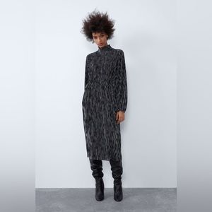 Zara Plisse Dress